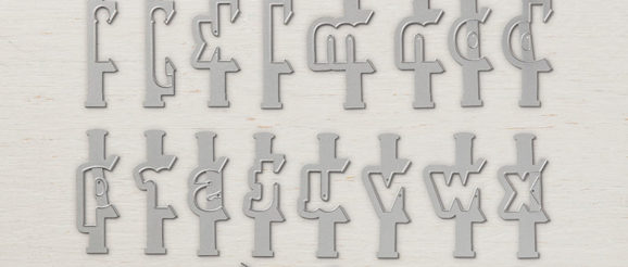 alphabet empilé
