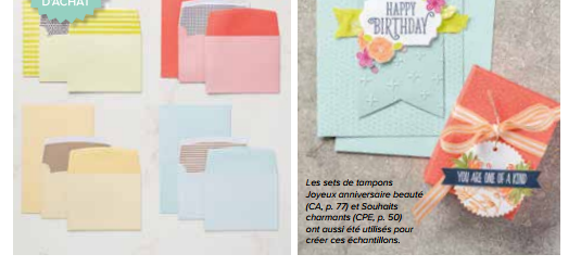 cartes et enveloppes tutti frutti