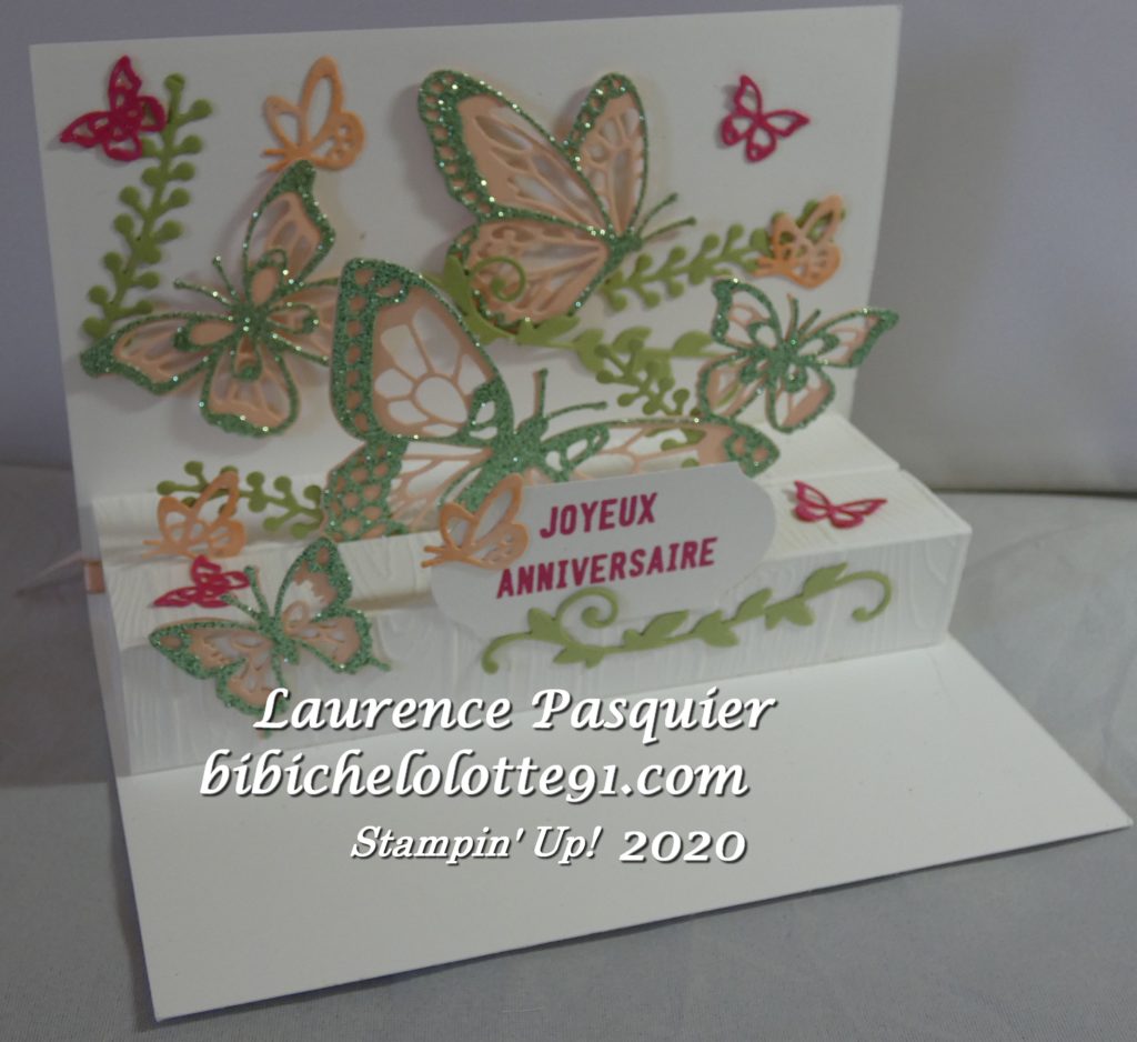 Carte pop-up papillon